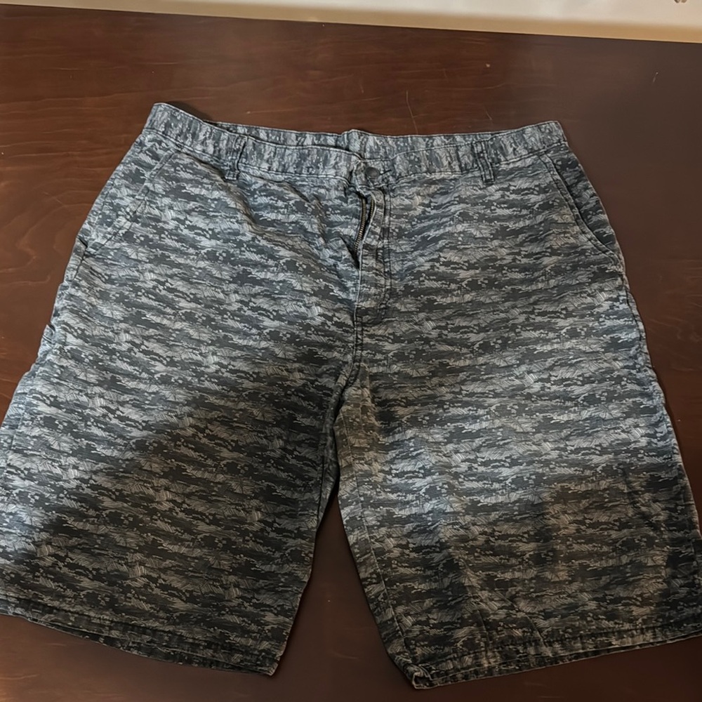 Camouflage Patterned Shorts
